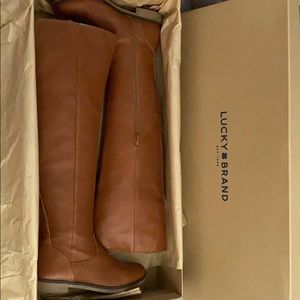 Lucky Brand Brown Heeled Boots